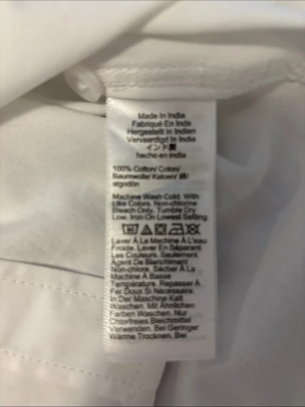 J Crew Etienne Oversized White Button-Down Shirt